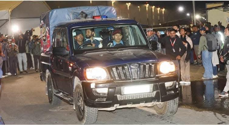 पोखरा बाट लामिछाने लाई पर्सा लगियो ।